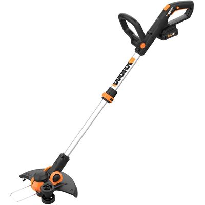 WORX - 20V 12" Cordless Straight Shaft Grass Trimmer & Edger (1 x 2.0 Ah Battery and 1 x Charger) - Black WORX - 20V 12" Cordless Straight Shaft Grass Trimmer & Edger (1 x 2.0 Ah Battery and 1 x Charger) - Black