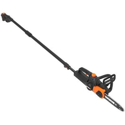 WORX - WG323 20V 10" Cordless Pole Chainsaw with Auto-Tension (1 x 2.0 Ah Battery and 1 x Charger) - Black WORX - WG323 20V 10" Cordless Pole Chainsaw with Auto-Tension (1 x 2.0 Ah Battery and 1 x Charger) - Black