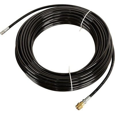Shop Tuff - Heavy-Duty Clog Buster Drain Cleaner, 100 Ft Sewer Jet Hose, 4800 PSI - Black Shop Tuff - Heavy-Duty Clog Buster Drain Cleaner, 100 Ft Sewer Jet Hose, 4800 PSI - Black