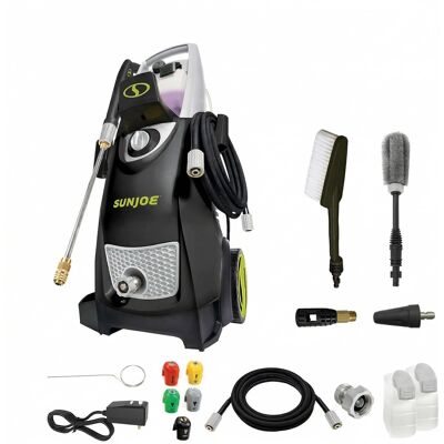 Sun Joe - Electric Pressure Washer, Portable Power Washer with Wheels, SPX3000-PK1 - Green Sun Joe - Electric Pressure Washer, Portable Power Washer with Wheels, SPX3000-PK1 - Green