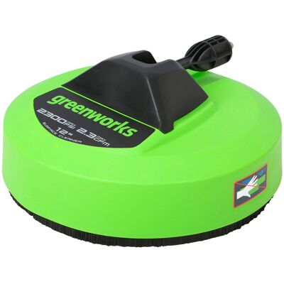 Greenworks - 12" Pressure Washer Surface Cleaner Attachment - Green Greenworks - 12" Pressure Washer Surface Cleaner Attachment - Green