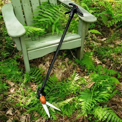 Kings County Tools - 3-Position Hedge Shears with 180° Swivel, 36" Long Reach Handle & 6" Steel Blades for Trimming Grass & Hedges Kings County Tools - 3-Position Hedge Shears with 180° Swivel, 36" Long Reach Handle & 6" Steel Blades for Trimming Grass & Hedges