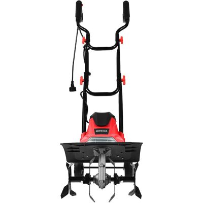 Costway - 14-Inch 10 Amp Corded Electric Tiller and Cultivator 9" Tilling Depth - Red,Black Costway - 14-Inch 10 Amp Corded Electric Tiller and Cultivator 9" Tilling Depth - Red,Black