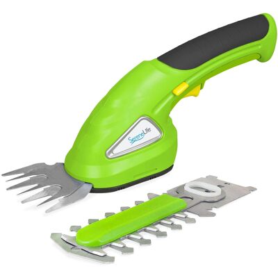SereneLife - Cordless Handheld Grass Cutter Shears – Portable Electric Hedge Trimmer with Rechargeable Battery SereneLife - Cordless Handheld Grass Cutter Shears – Portable Electric Hedge Trimmer with Rechargeable Battery