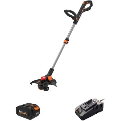 WORX - Nitro 20V 13'' Cordless Straight Shaft Grass Trimmer (1 x 4.0 Ah Battery & 1 x Charger) - Black WORX - Nitro 20V 13'' Cordless Straight Shaft Grass Trimmer (1 x 4.0 Ah Battery & 1 x Charger) - Black