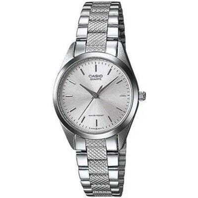 Casio - Women’s Classic Dial Watch with Textured Stainless Steel Bracelet - LTP-1274D-7A - Silver Casio - Women’s Classic Dial Watch with Textured Stainless Steel Bracelet - LTP-1274D-7A - Silver