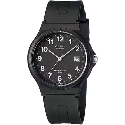 Casio - Men’s Dial Strap Analog Watch - MW-59-1BVDF - Black Casio - Men’s Dial Strap Analog Watch - MW-59-1BVDF - Black