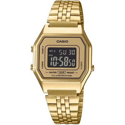Casio - Vintage Digital Watch with Illuminator - LA-680WGA-9B - Gold Casio - Vintage Digital Watch with Illuminator - LA-680WGA-9B - Gold