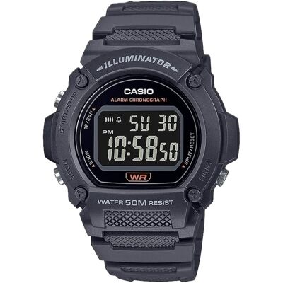 Casio - Men's Classic Digital Watch with Band - W-219H-8BVCF - Gray Casio - Men's Classic Digital Watch with Band - W-219H-8BVCF - Gray