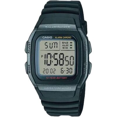 Casio - Men's Classic Digital Watch with Strap - W-96H-1BV - Black Casio - Men's Classic Digital Watch with Strap - W-96H-1BV - Black