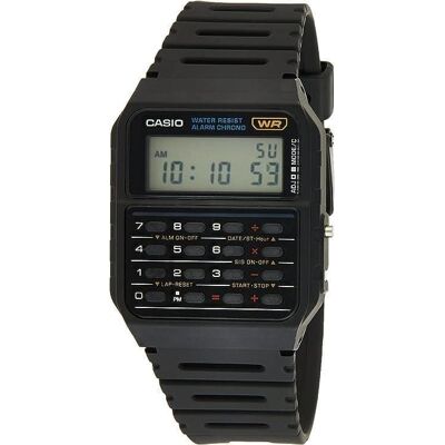 Casio - Classic Calculator Mens Watch Quartz CA-53W-1ZDR Dual Time Alarm Chrono Stopwatch Measuring Capacity - Black Casio - Classic Calculator Mens Watch Quartz CA-53W-1ZDR Dual Time Alarm Chrono Stopwatch Measuring Capacity - Black
