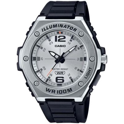 Casio - Men's Heavy-Duty Sport Watch with White Dial - MWA-100H-7AVCF - Black Casio - Men's Heavy-Duty Sport Watch with White Dial - MWA-100H-7AVCF - Black