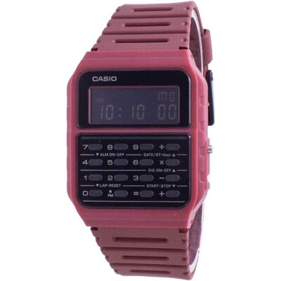Casio - Data Bank Dual Time Calculator Alarm CA-53WF-4B Unisex Watch 30M - Black Casio - Data Bank Dual Time Calculator Alarm CA-53WF-4B Unisex Watch 30M - Black