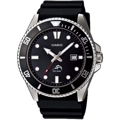 Casio - Men's Dive Watch with Dial - MDV-106-1AV - Black Casio - Men's Dive Watch with Dial - MDV-106-1AV - Black