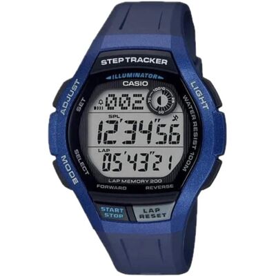 Casio - Men's Digital Watch with Band - WS-2000H-2AVCF - Blue Casio - Men's Digital Watch with Band - WS-2000H-2AVCF - Blue