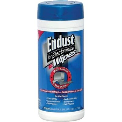 Endust - Multi-Surface Cleaning Wipes (70-Pack) - Blue Endust - Multi-Surface Cleaning Wipes (70-Pack) - Blue