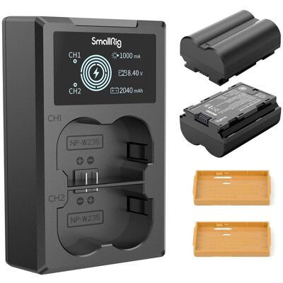 SmallRig Camera Battery and Charger Kit for Fujifilm NP-W235 3822 SmallRig Camera Battery and Charger Kit for Fujifilm NP-W235 3822