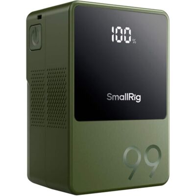 Smallrig - VB99 Mini V-Mount Battery 99Wh (Green) for Cameras, LED Video Lights, Monitors, and Filmmaking Gear-4930 Smallrig - VB99 Mini V-Mount Battery 99Wh (Green) for Cameras, LED Video Lights, Monitors, and Filmmaking Gear-4930