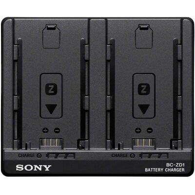 Sony - BC-ZD1 Dual Battery Charger for NP-FZ100 - Black Sony - BC-ZD1 Dual Battery Charger for NP-FZ100 - Black