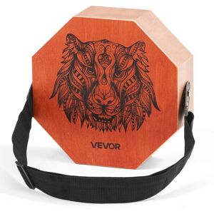 VEVOR - Unique Cajon Box Drum, with Internal Guitar Strings, Portable Wooden Percussion Box, Birch Wood Drum Musical Instrument - Mahogany + Poplar VEVOR - Unique Cajon Box Drum, with Internal Guitar Strings, Portable Wooden Percussion Box, Birch Wood Drum Musical Instrument - Mahogany + Poplar