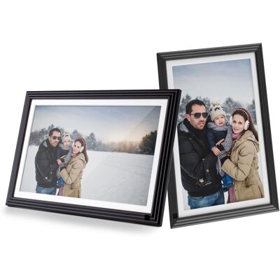 Aluratek - 10" IPS LCD Wi-Fi Touchscreen Digital Photo Frame - Black Aluratek - 10" IPS LCD Wi-Fi Touchscreen Digital Photo Frame - Black