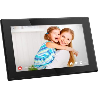 Aluratek - 15.6" Touchscreen LCD Wi-Fi Digital Photo Frame - Black Aluratek - 15.6" Touchscreen LCD Wi-Fi Digital Photo Frame - Black