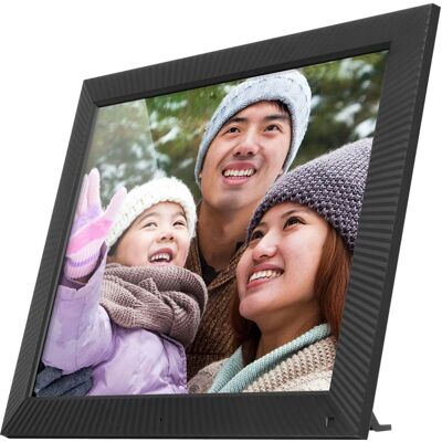 Aluratek - 17" Touchscreen LCD Wi-Fi Digital Photo Frame - Black Aluratek - 17" Touchscreen LCD Wi-Fi Digital Photo Frame - Black