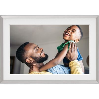 Aura Home - Aura Carver Mat 10 Digital Wifi Photo Frame-Sandstone with Paper Mat - Sandstone (Light) Aura Home - Aura Carver Mat 10 Digital Wifi Photo Frame-Sandstone with Paper Mat - Sandstone (Light)