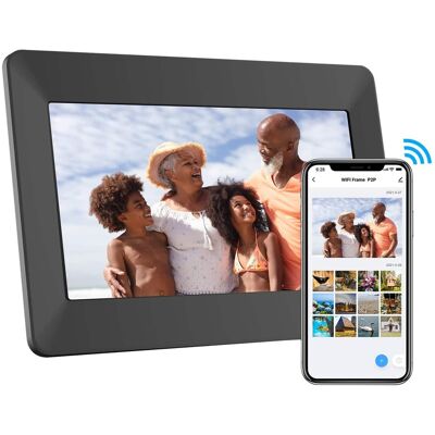 eco4life - 10.1" Wi-Fi Digital Photo Frame with Photo and Video Sharing, Touch Screen, CPF1026 - Black eco4life - 10.1" Wi-Fi Digital Photo Frame with Photo and Video Sharing, Touch Screen, CPF1026 - Black