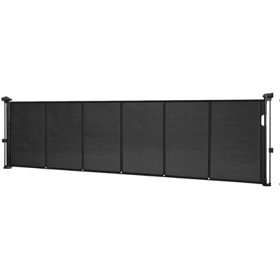 VEVOR - Retractable Baby Gate, 34 inch Tall, Extends up to 110 inch Wide, Retractable Gate for Kids or Pets, Mesh Material VEVOR - Retractable Baby Gate, 34 inch Tall, Extends up to 110 inch Wide, Retractable Gate for Kids or Pets, Mesh Material