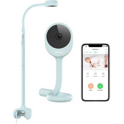 Peekababy - Smart Baby Monitor Camera, App-Based Monitoring, 2K Video, Sleep Tracking, Cry Detection, Two-Way Audio - Blue Peekababy - Smart Baby Monitor Camera, App-Based Monitoring, 2K Video, Sleep Tracking, Cry Detection, Two-Way Audio - Blue