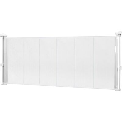 VEVOR - Retractable Baby Gate, 34 inch Tall, Extends up to 71 inch Wide, Retractable Gate for Kids or Pets, Mesh Material VEVOR - Retractable Baby Gate, 34 inch Tall, Extends up to 71 inch Wide, Retractable Gate for Kids or Pets, Mesh Material