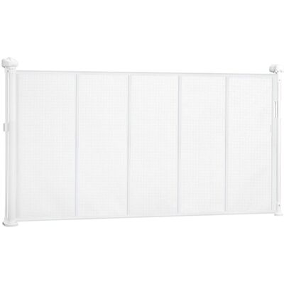 VEVOR - Retractable Baby Gate, 34 inch Tall, Extends up to 55 inch Wide, Retractable Gate for Kids or Pets, Mesh Material VEVOR - Retractable Baby Gate, 34 inch Tall, Extends up to 55 inch Wide, Retractable Gate for Kids or Pets, Mesh Material