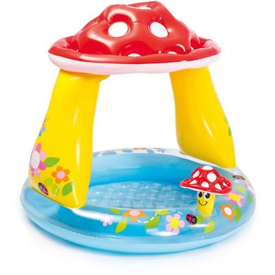 Intex - Inflatable Mushroom Water Play Center Kiddie Baby Swimming Pool Ages 1-3 Intex - Inflatable Mushroom Water Play Center Kiddie Baby Swimming Pool Ages 1-3