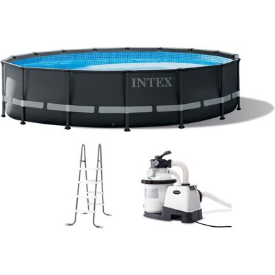Intex - Frame Above Ground Pool Set w Pump Intex - Frame Above Ground Pool Set w Pump