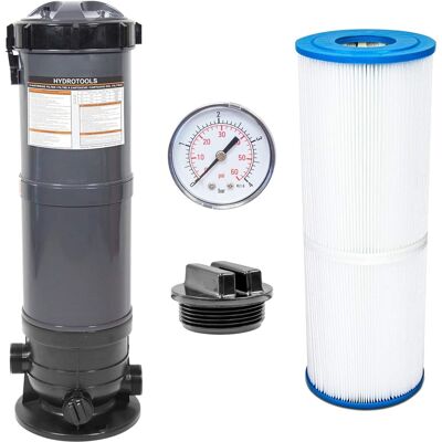 Swimline - HydroTools 70 Sq Ft Sure Flo Cartridge Pool Filter Tank and Elements Swimline - HydroTools 70 Sq Ft Sure Flo Cartridge Pool Filter Tank and Elements
