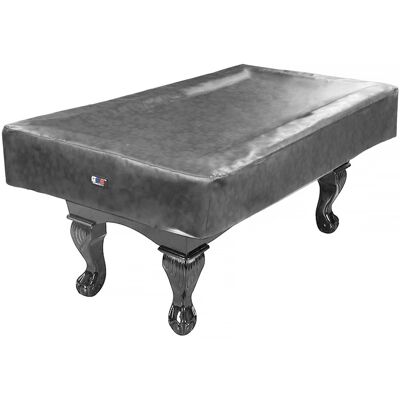 GSE Games & Sports Expert - 8' Grey Heavy Duty Leatherette Pool Table Covers, Waterproof & Tearproof Cover for Pool Table - Gray GSE Games & Sports Expert - 8' Grey Heavy Duty Leatherette Pool Table Covers, Waterproof & Tearproof Cover for Pool Table - Gray