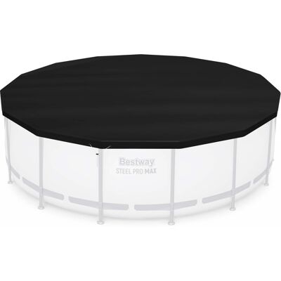 Bestway - Round Pool Cover for 15 Foot Above Ground Pools, Black (Cover Only) Bestway - Round Pool Cover for 15 Foot Above Ground Pools, Black (Cover Only)