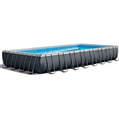 Intex - Ultra XTR Rectangular Pool, Floats (2 Pack), & Cooler - Blue Intex - Ultra XTR Rectangular Pool, Floats (2 Pack), & Cooler - Blue
