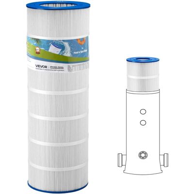 VEVOR - Pool Filter Cartridge, 150 Sq. Ft Spa Hot Tub Filter Cartridge Replacement, Compatible with Pentair R173216 - Blue VEVOR - Pool Filter Cartridge, 150 Sq. Ft Spa Hot Tub Filter Cartridge Replacement, Compatible with Pentair R173216 - Blue