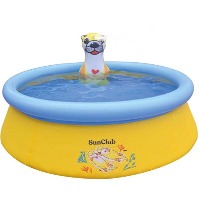 Jleisure - 5' x 16.5" Sea Otter Inflatable Outdoor Above Ground Kid Swimming Pool Jleisure - 5' x 16.5" Sea Otter Inflatable Outdoor Above Ground Kid Swimming Pool