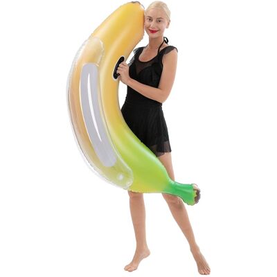 Joyfy - Inflatable Banana Pool Float, Giant Banana Funny Pool Floats, Swimming Pool Party Decorations, Blow Up Ride on Pool Toy - Multicolor Joyfy - Inflatable Banana Pool Float, Giant Banana Funny Pool Floats, Swimming Pool Party Decorations, Blow Up Ride on Pool Toy - Multicolor