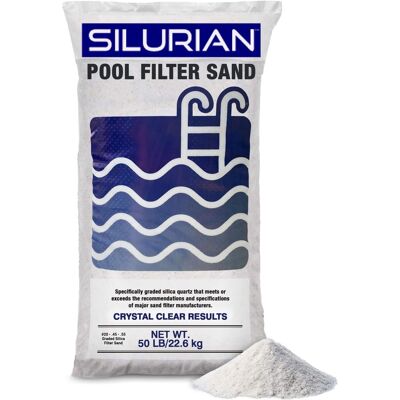 U.S. Silica - SILURIAN 20 Grade Angular Pool Filter Sand for Optimal Filtration U.S. Silica - SILURIAN 20 Grade Angular Pool Filter Sand for Optimal Filtration