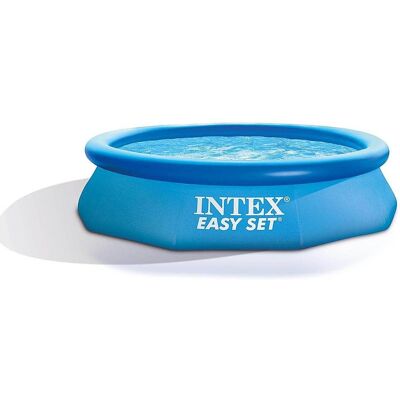 Intex - Easy Set Above Ground Inflatable Round Swimming Pool for Kids Intex - Easy Set Above Ground Inflatable Round Swimming Pool for Kids