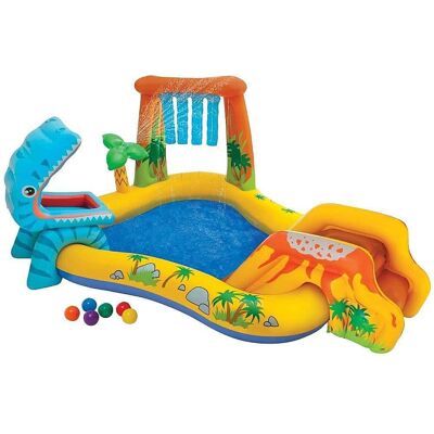 Intex - Dinosaur Play Center Inflatable Kids Set Swimming Pool Intex - Dinosaur Play Center Inflatable Kids Set Swimming Pool