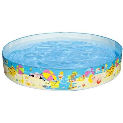 Intex - Beach Days Snapset Instant Kids Childrens Swimming Pool Intex - Beach Days Snapset Instant Kids Childrens Swimming Pool