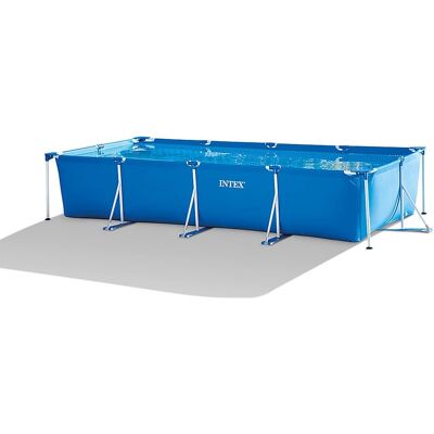 Intex - Kids Rectangular Frame Outdoor Above Ground Swimming Pool Intex - Kids Rectangular Frame Outdoor Above Ground Swimming Pool