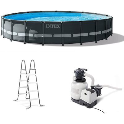 Intex - Swimming Pool Set w/ Sand Filter Pump Intex - Swimming Pool Set w/ Sand Filter Pump