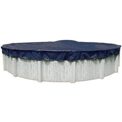 Swimline - 18' Round Above Ground Winter Swimming Cover (Pool Cover Only) - Blue Swimline - 18' Round Above Ground Winter Swimming Cover (Pool Cover Only) - Blue