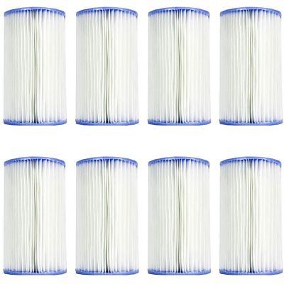 Intex - Swimming Pool Easy Set Type B Replacement Filter Pump Cartridge (8 Pack) - Multi Intex - Swimming Pool Easy Set Type B Replacement Filter Pump Cartridge (8 Pack) - Multi